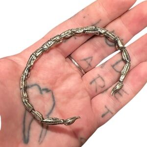 Sterling silver scorpion Bracelet cuff